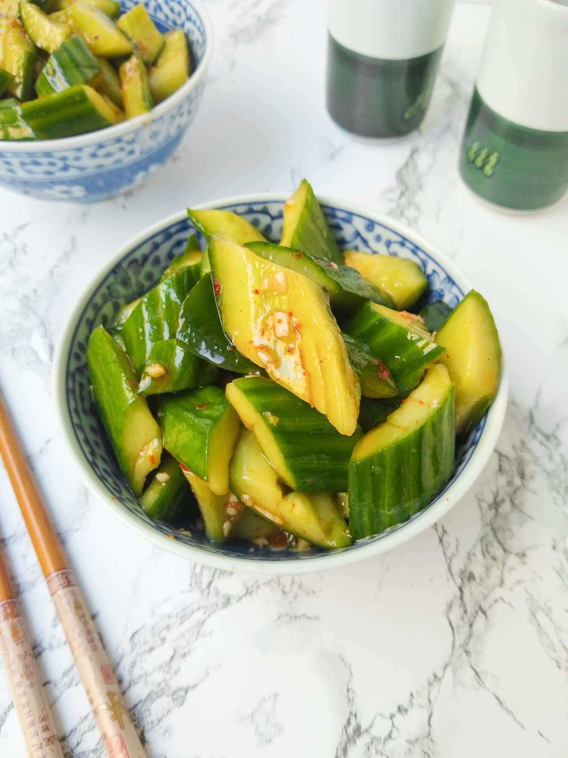 Chinese smashed cucumber salad