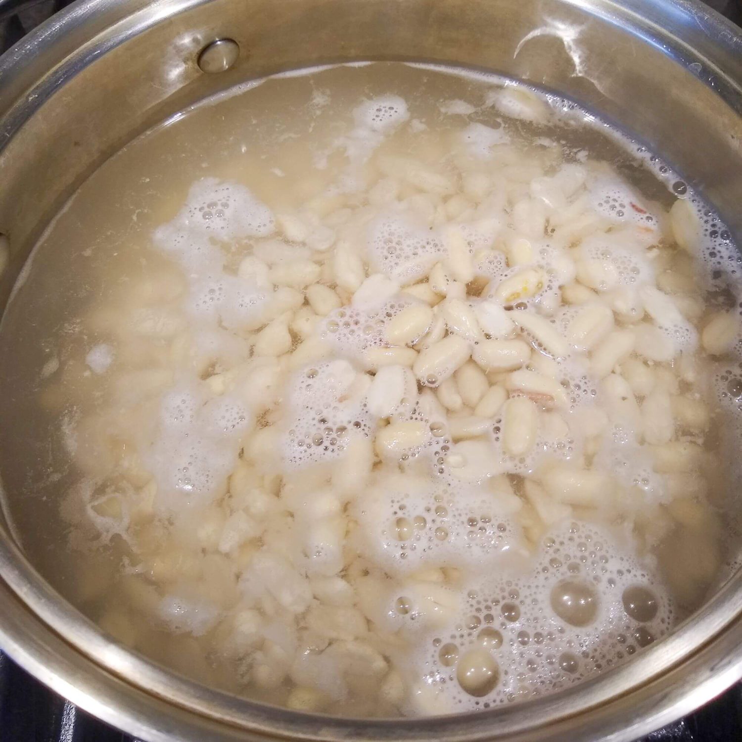 Blanching Peanuts