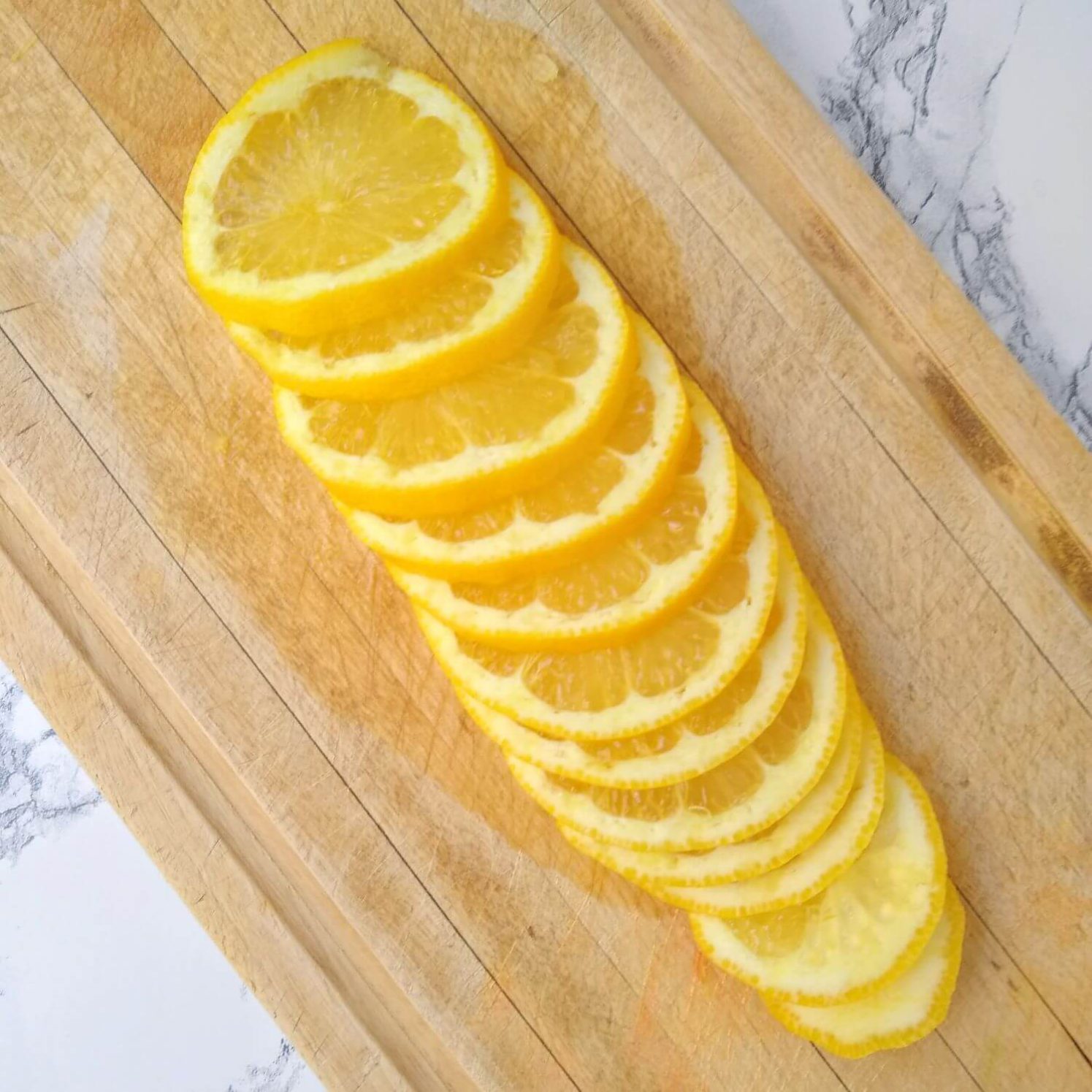 Lemon Sliced and Seeds Removed