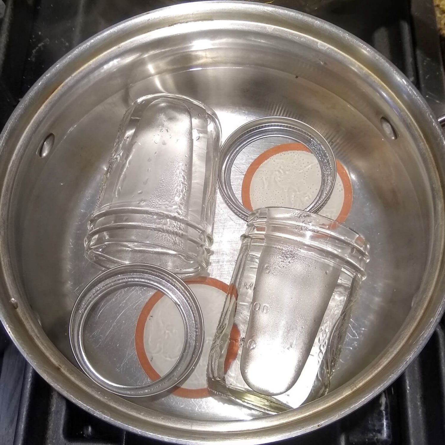 Sterilizing the Glass Jars