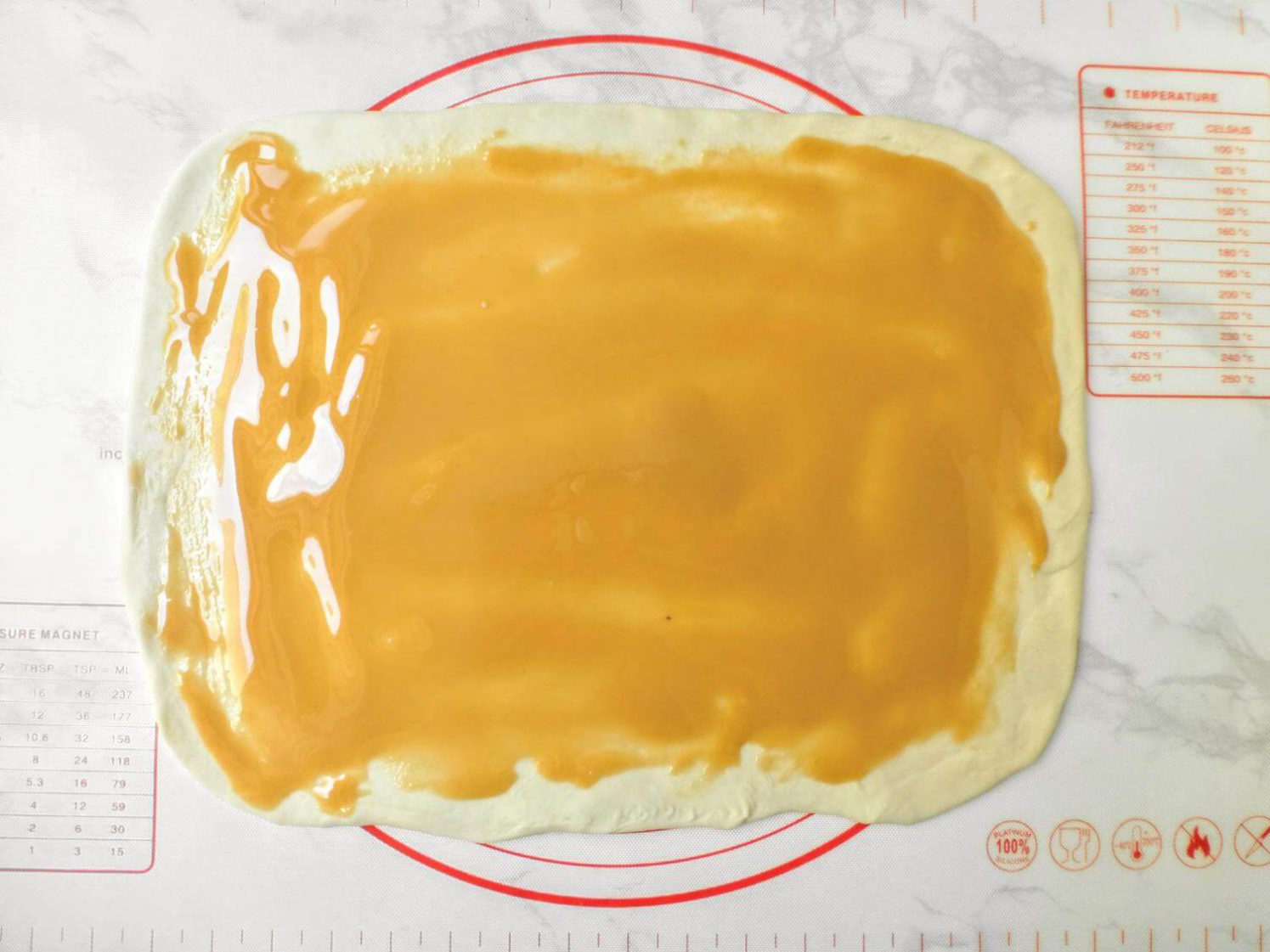 Oil Roux Spread on Top