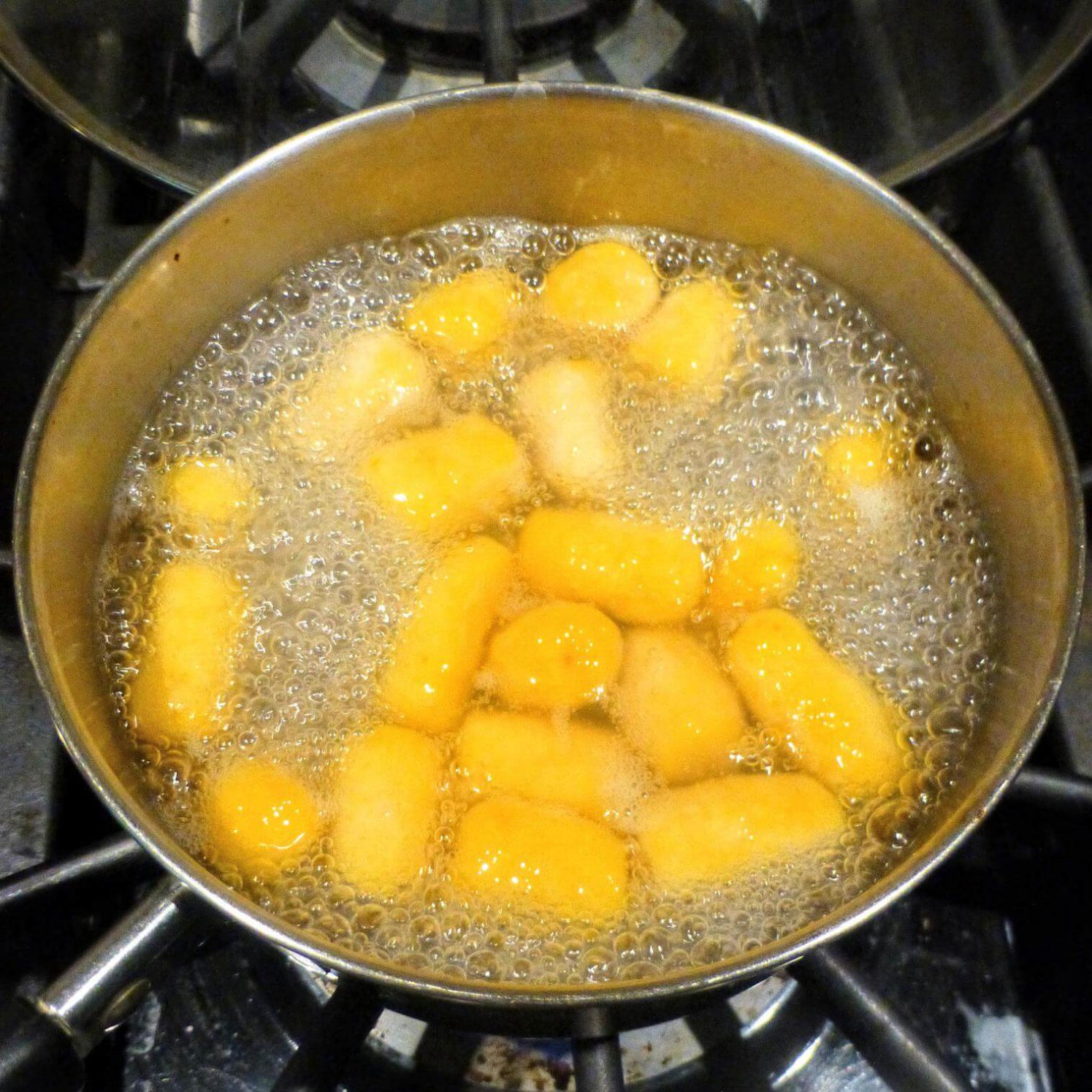 Cooking the Sweet Potato Balls