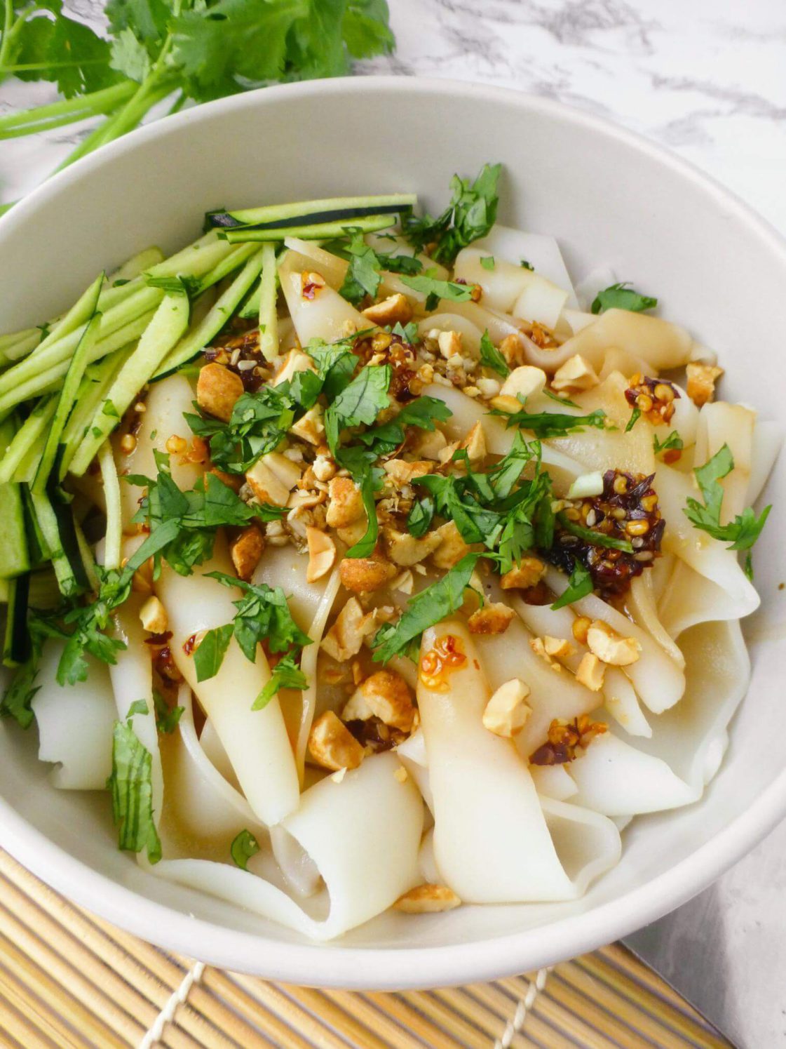 Liang Pi, Chinese Cold Skin Noodles Diagonal