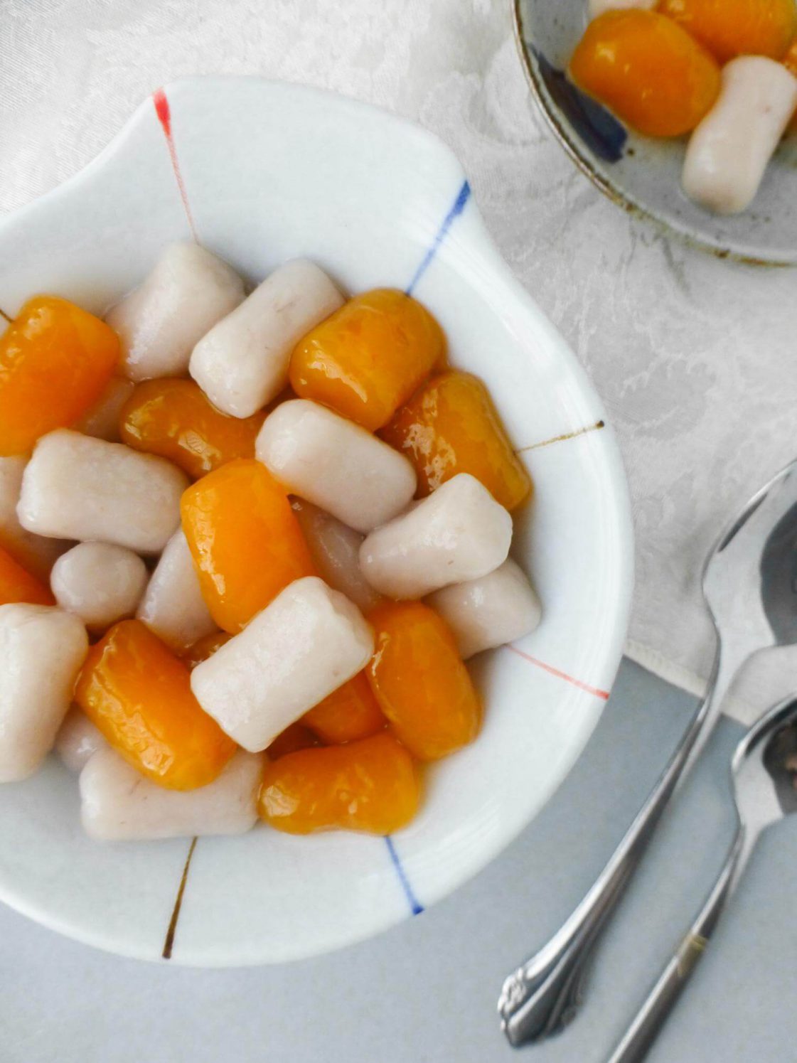 Taiwanese Taro and Sweet Potato Balls Side