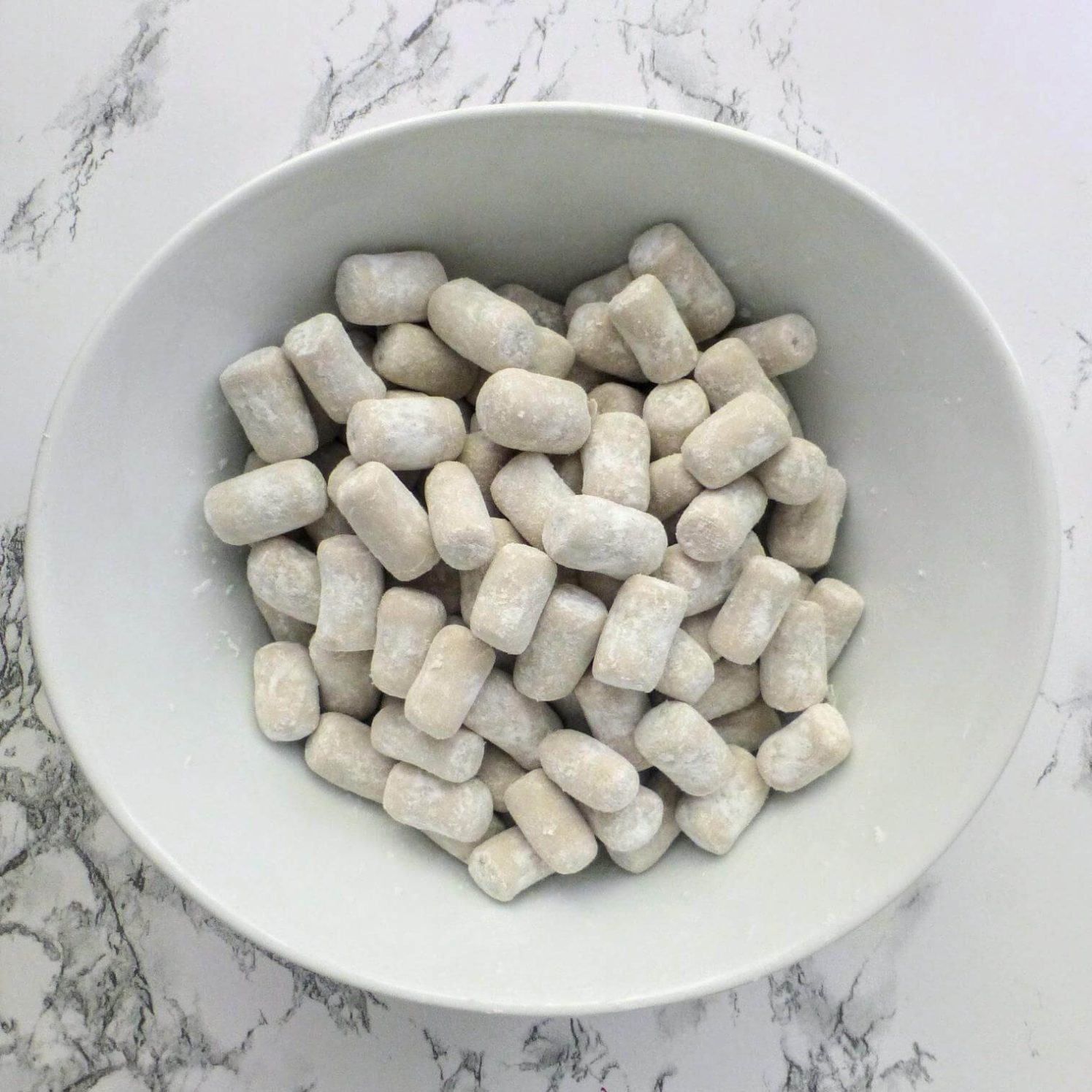 Taro Balls Coated in Starch