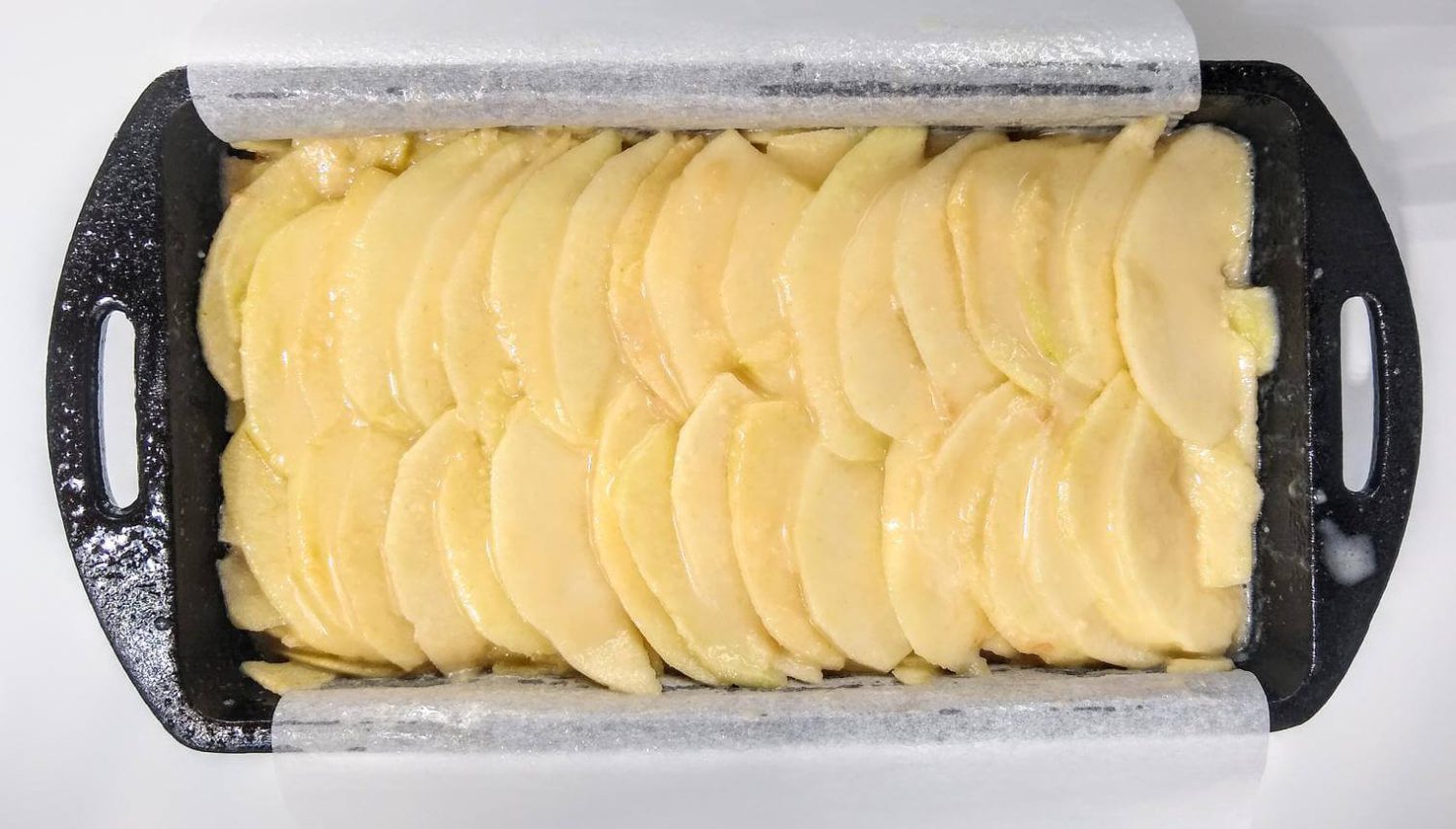 Apple Slices Arranged