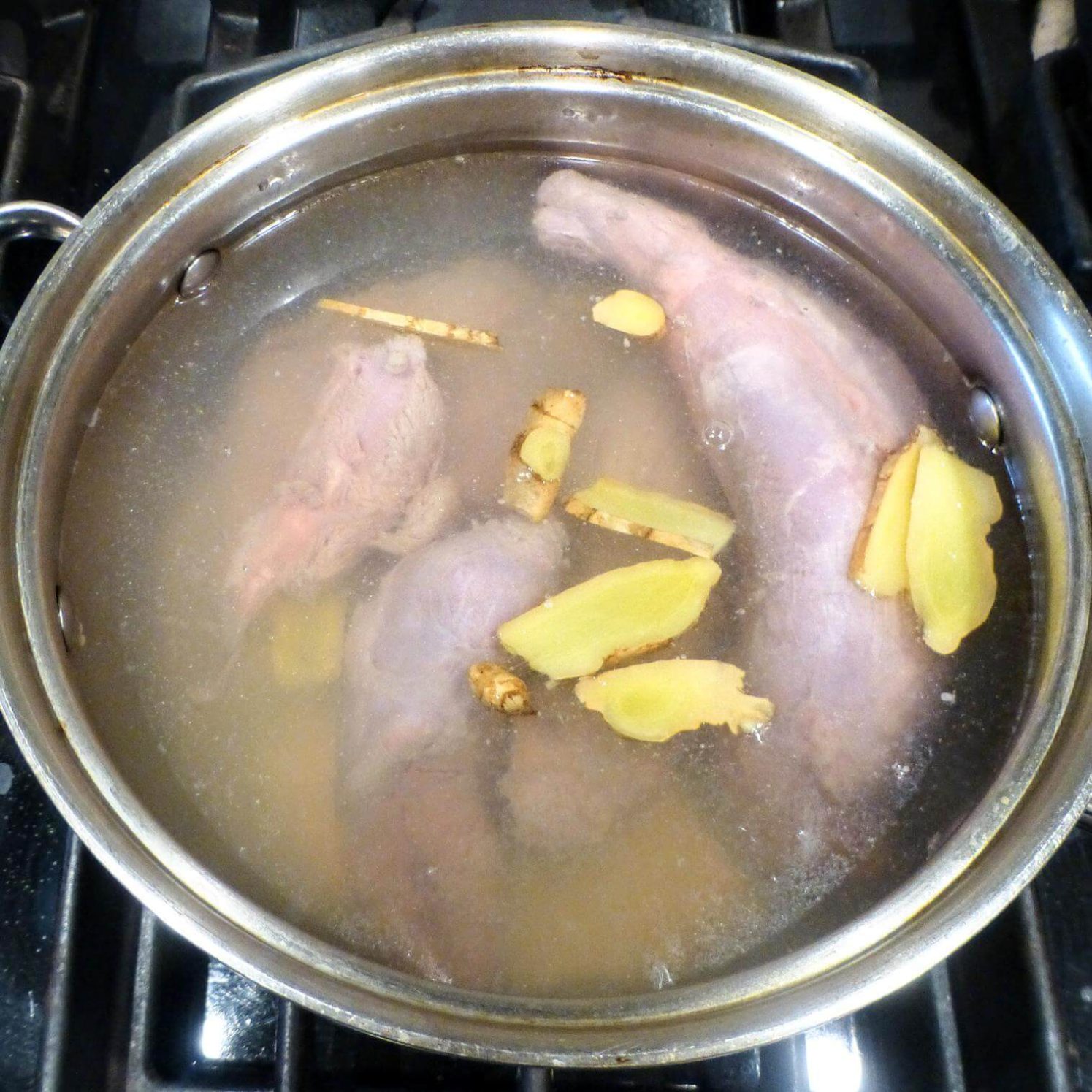 Blanching Beef Shank