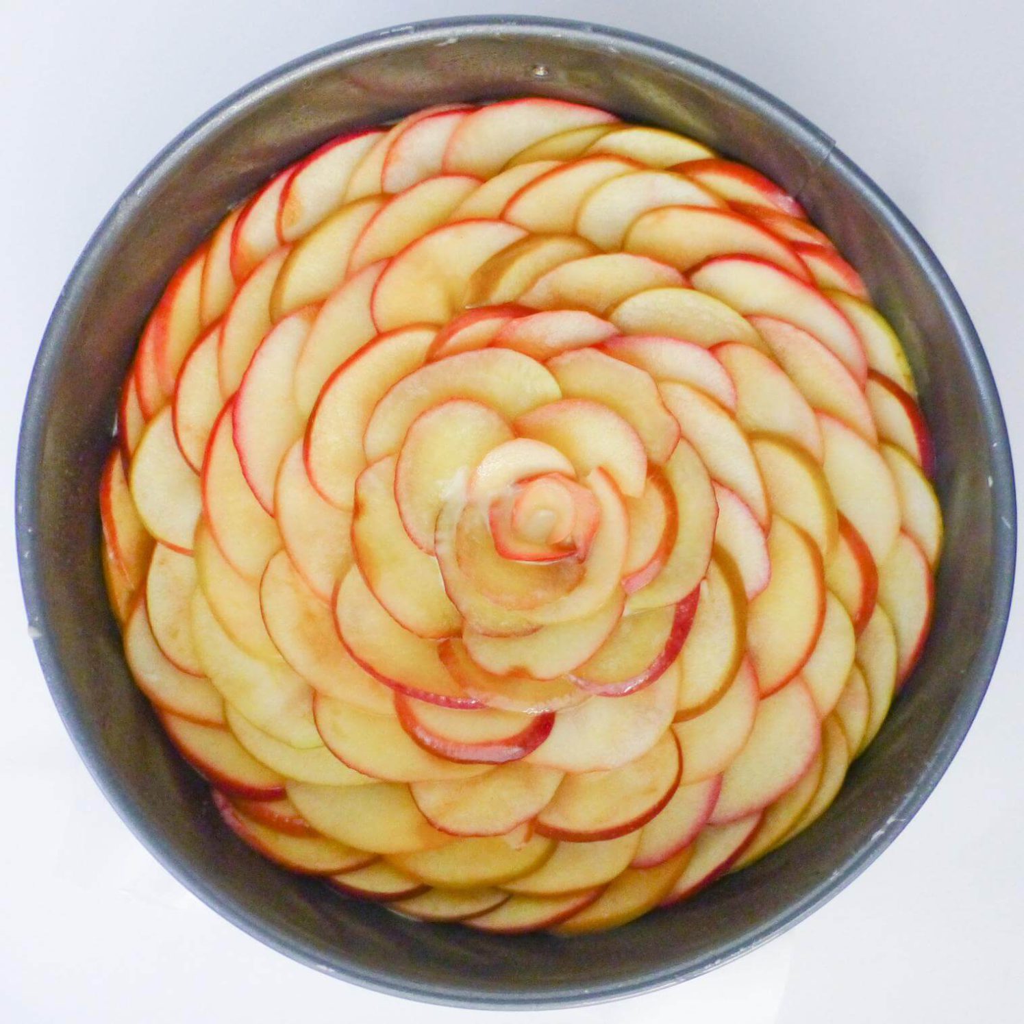 Apple Roses Arranged