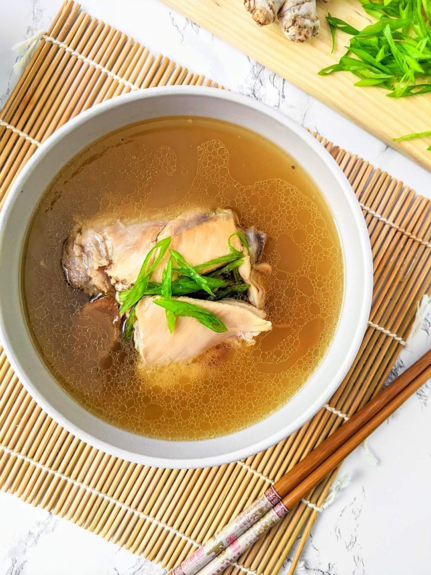 Taiwanese Sesame Oil Chicken Soup, ma you ji