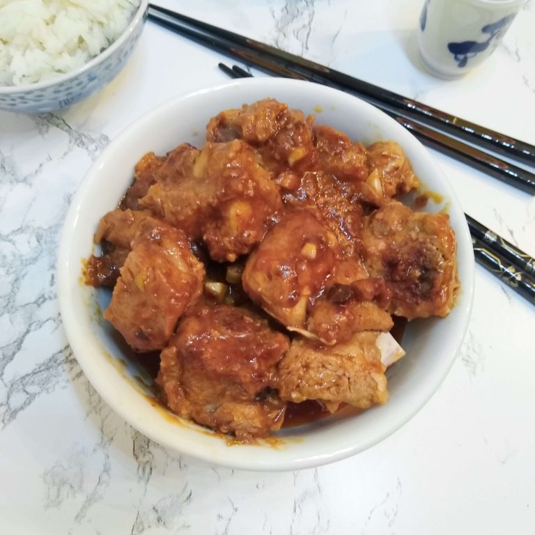 Steamed Spare Ribs and Taro (Instant Pot)