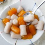 Taiwanese Taro and Sweet Potato Balls Spoon Square