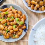Chinese Red Braised Soybeans, Easy Soybean Recipe Square