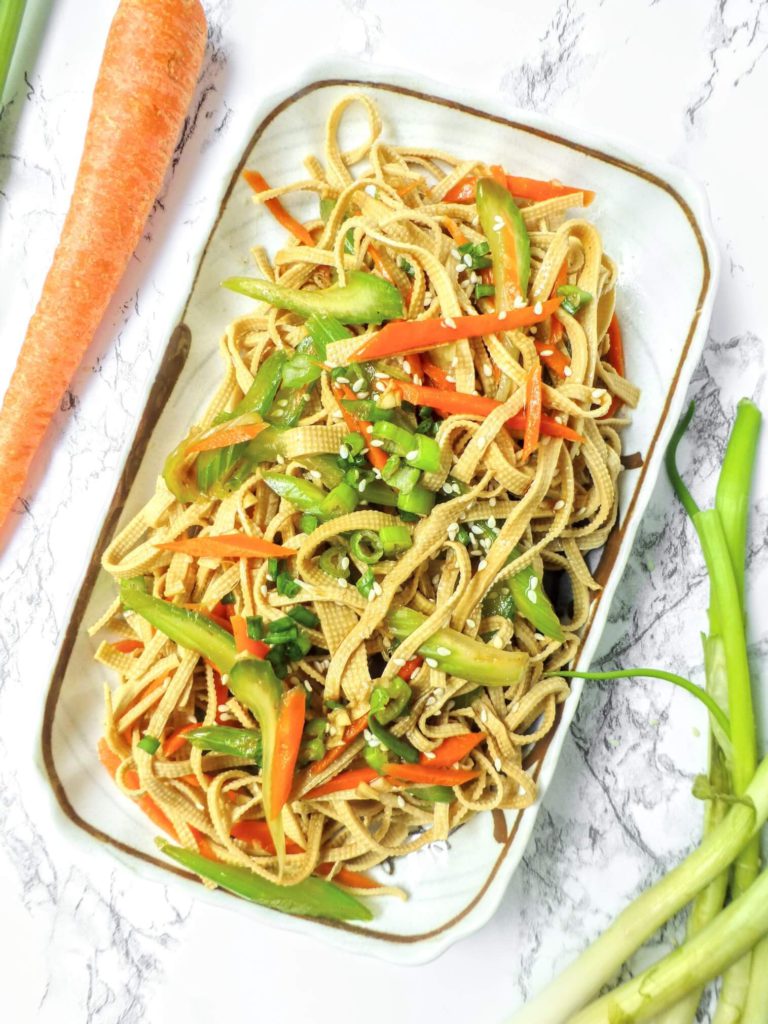 Tofu Skin Salad (涼拌豆皮絲) Assorted Eats