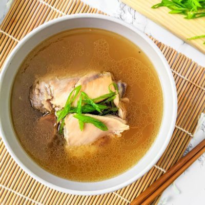 Taiwanese Sesame Oil Chicken Soup, ma you ji square